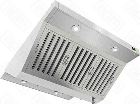 ЗОНТ ВЫТЯЖ ОСТРОВНОЙ ЗВООК-1310