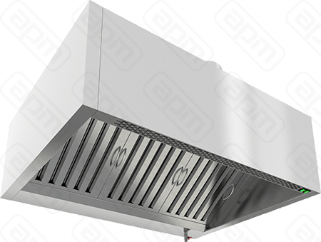 ЗОНТ ВЫТЯЖПРИСТЕННЫЙ ЗКВПО-11510 КОРОБЧАТЫЙ