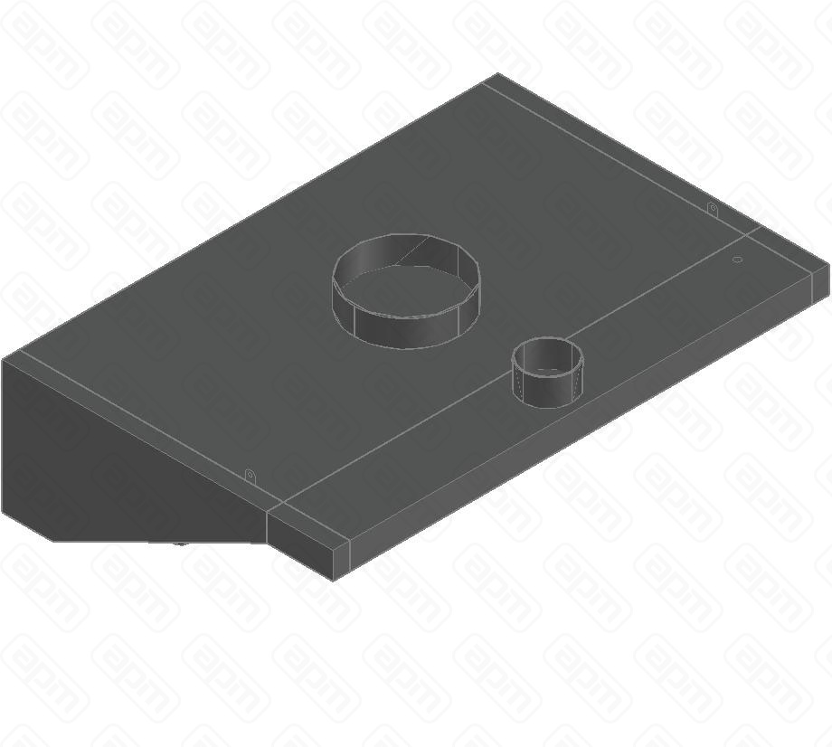 ЗОНТ ПРИТОЧ-ВЫТЯЖПРИСТЕННЫЙ ЗВПОСПК-1510