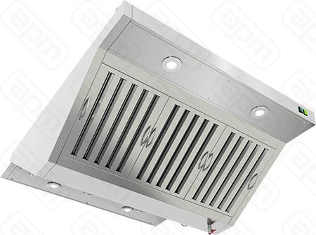 ЗОНТ ВЫТЯЖ ОСТРОВНОЙ ЗВООК-0914