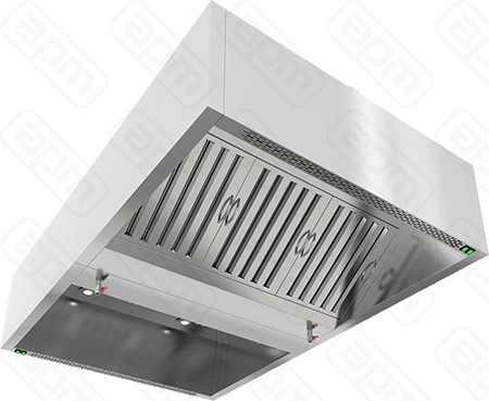 ЗОНТ ВЫТЯЖОСТРОВНОЙ ЗКВОО-14520 КОРОБЧАТЫЙ