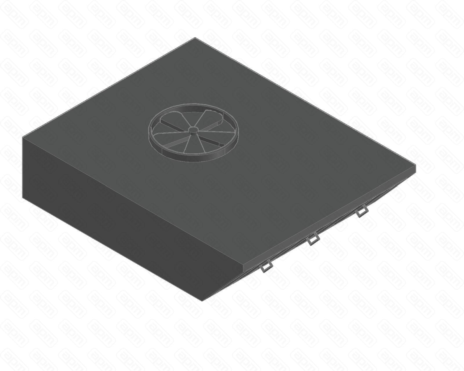 ЗОНТ ВЫТЯЖНОЙ ВСТРАИВАЕМЫЙ ЗВВ-10-64 21000001628