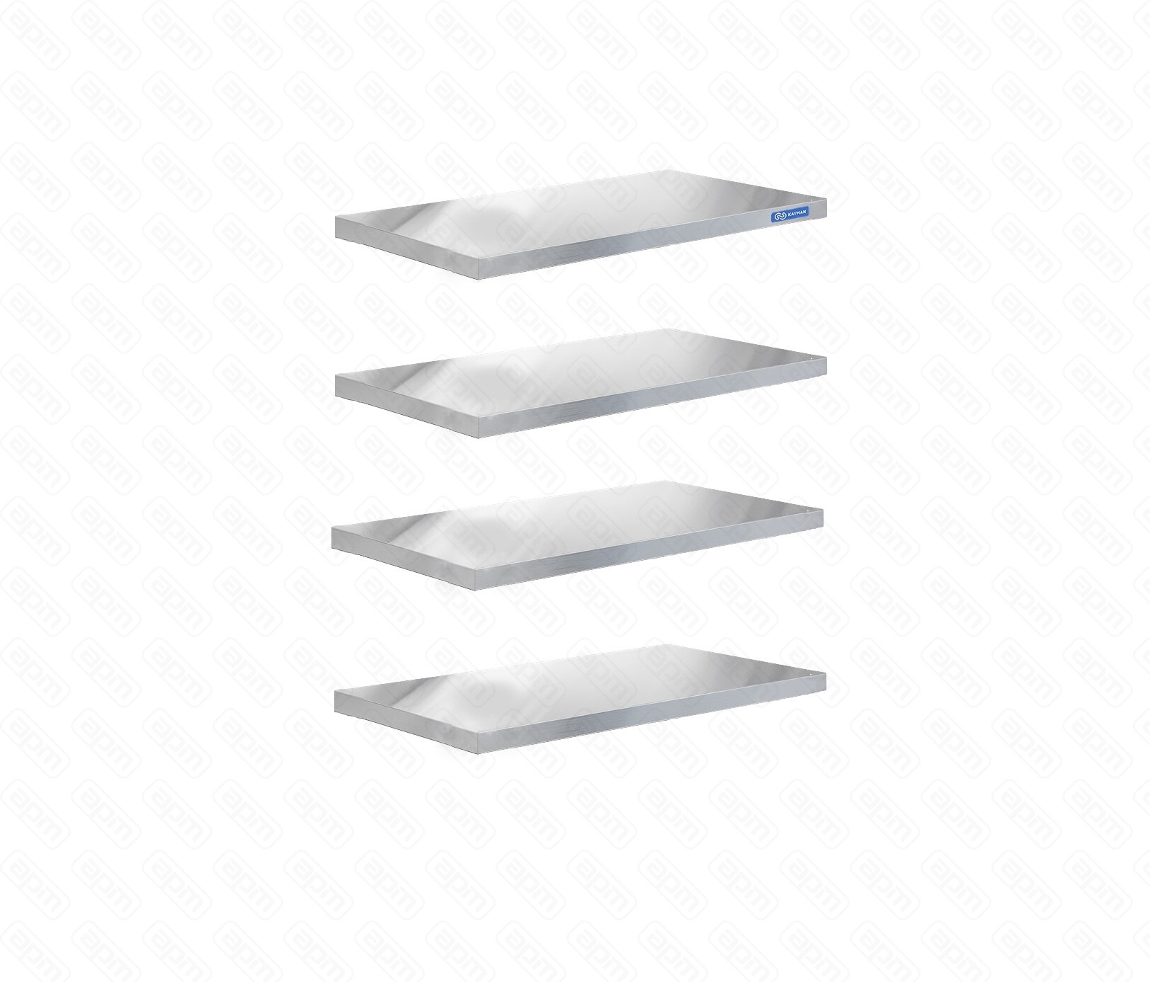КОМПЛЕКТ СПЛОШНЫХ ПОЛОК ДЛЯ СТЕЛЛАЖА КУХОННОГО KAYMAN ПС-421503