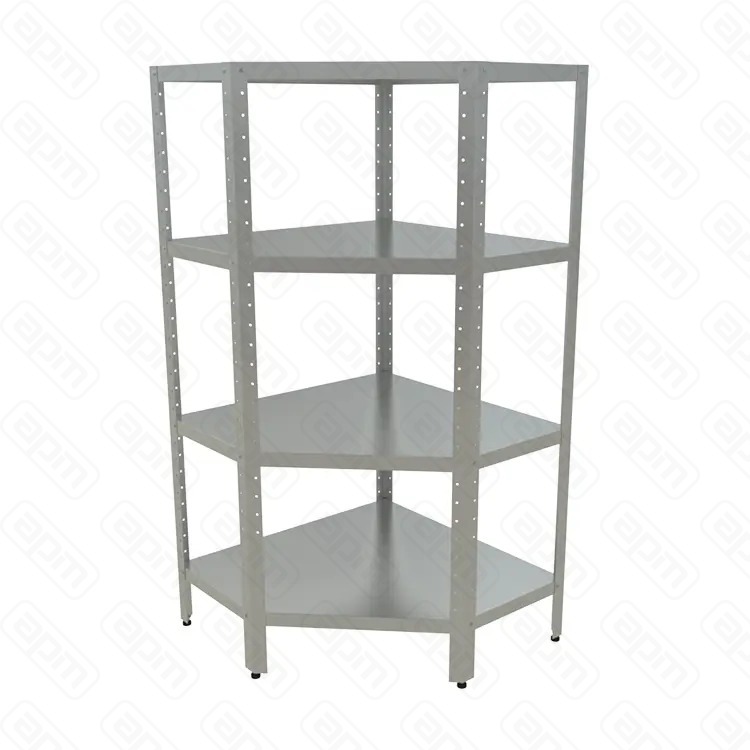 СТЕЛЛАЖ КУХОННЫЙ УГЛОВОЙ РАЗБОРНЫЙ КОБОР СКУ-35-10080 ВЫСОТА 1800