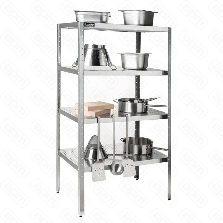 СТЕЛЛАЖ ПЕРФОРИРОВАННЫЙ РАЗБОРНЫЙ КОБОР СКП-10060430 ВЫСОТА 1800