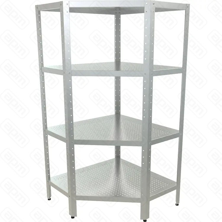 СТЕЛЛАЖ ПЕРФОРИРОВАННЫЙ УГЛОВОЙ КОБОР СКПУ-64-80100