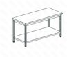 СТОЛ ПРОИЗВОДСТВЕННЫЙ APACH CHEF LINE LWT76SH