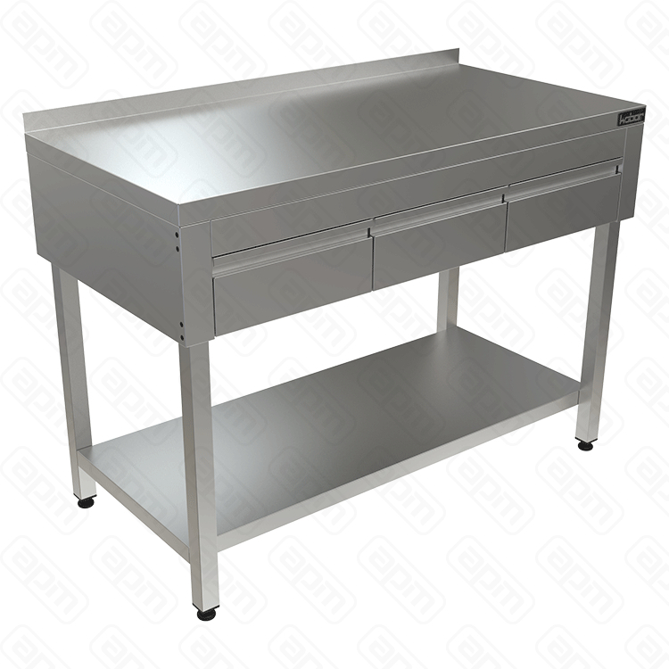 СТОЛ С ВЫДВИЖНЫМИ ЯЩИКАМИ КОБОР СПБЯ-12060П