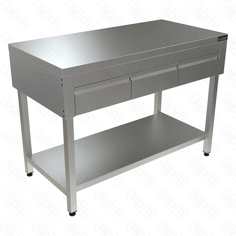 СТОЛ С ВЫДВИЖНЫМИ ЯЩИКАМИ КОБОР СПЯ-15070П