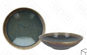 Тарелка для супа 21 см BLOOM BLUE AND BROWN BM001218088