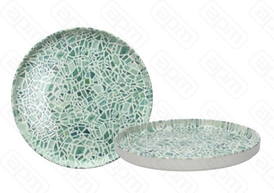 Блюдо с бортом 27 см  ATTITUDE EMERALD AT001278072