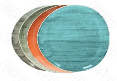 Тарелка 31h3285 см B-RUSH BLUE BI022313265