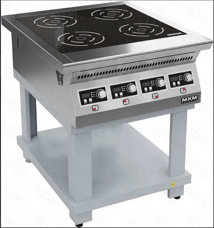 Плита индукционная тип ПИ модель ПИ49ПС50 без воздуховода на крашеной подставке