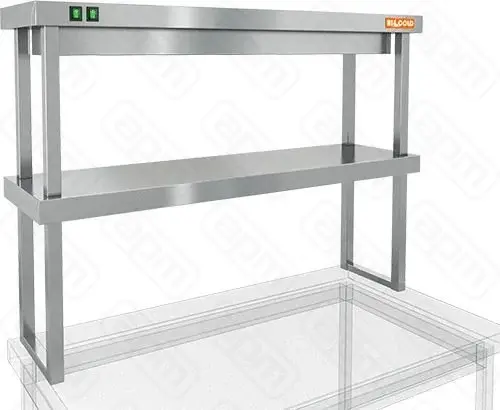 Полка тепловая тип ТР 2К-113 двухъярусная комбинированная