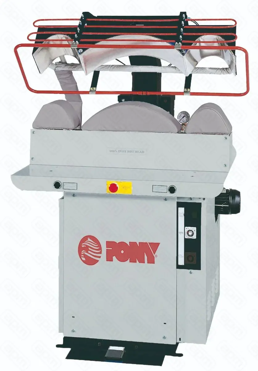 PONY SpA Пресс гладильный серии CCP воротничково-манжетный в комплпарогенератор компрессор