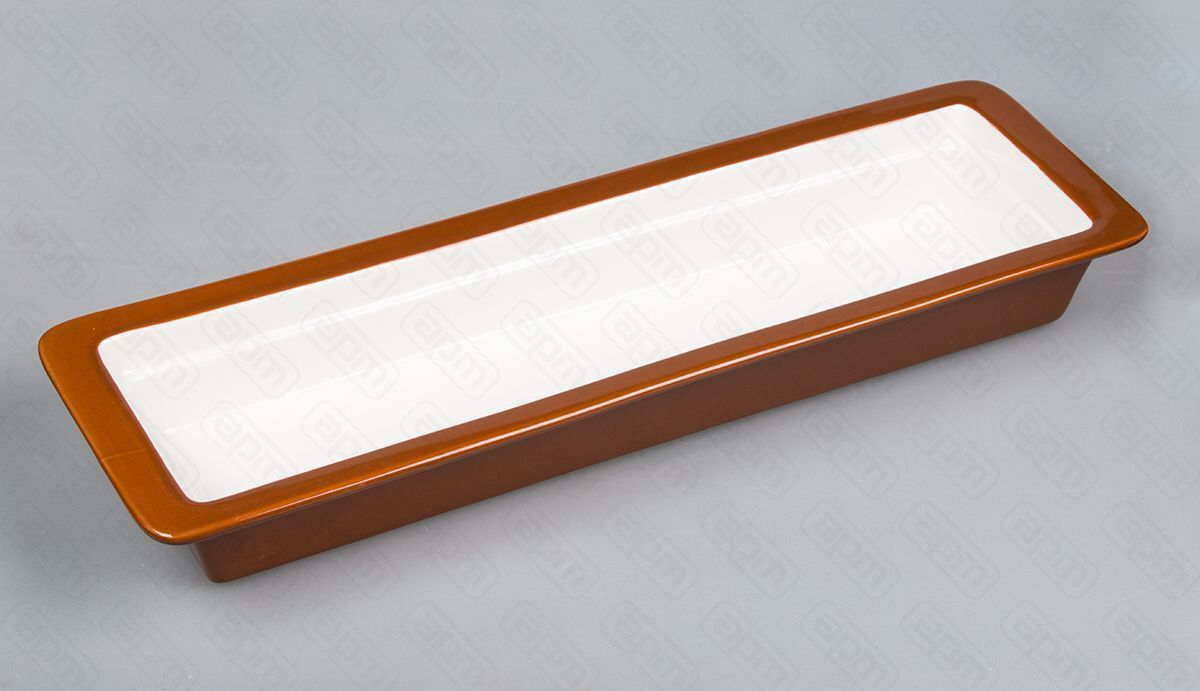 Гастроемкость 24-65 5251665 см коричневый борт фарфор PL Proff Cuisine