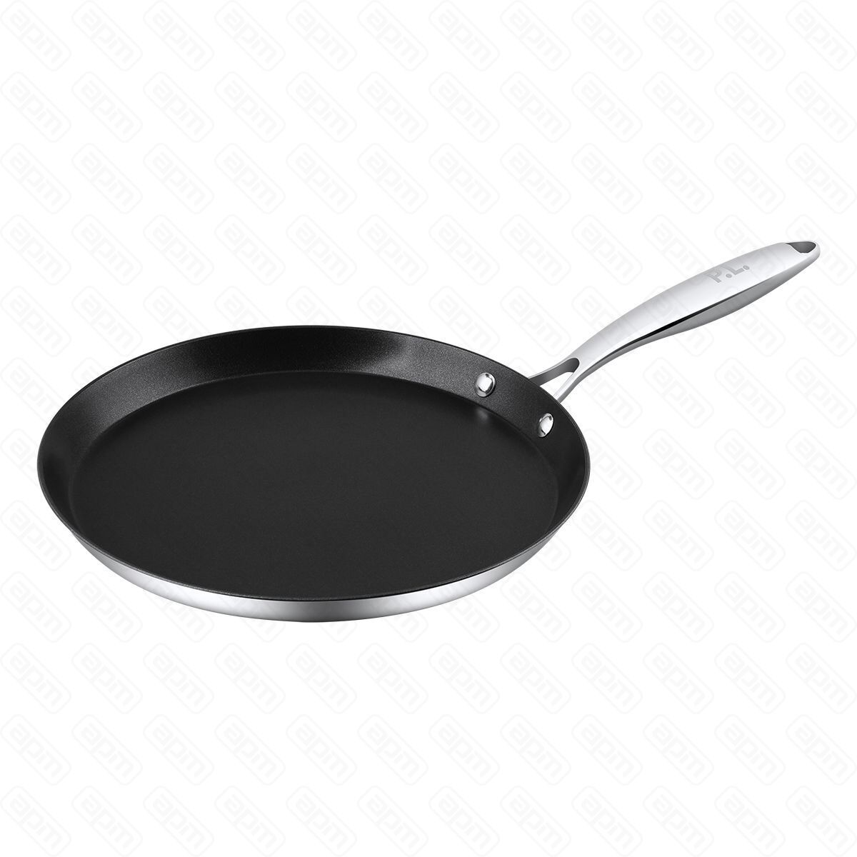 Сковорода для блинов 28 см h 25 см New Kitchen нерж 3-х слойная ИНДУКЦИЯ PL Proff Cuisine