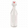 Бутылка 1 л с крышкой прозрачная d 9 см h32 см с пробкой бугельный замок стекло PL Proff Cuisine