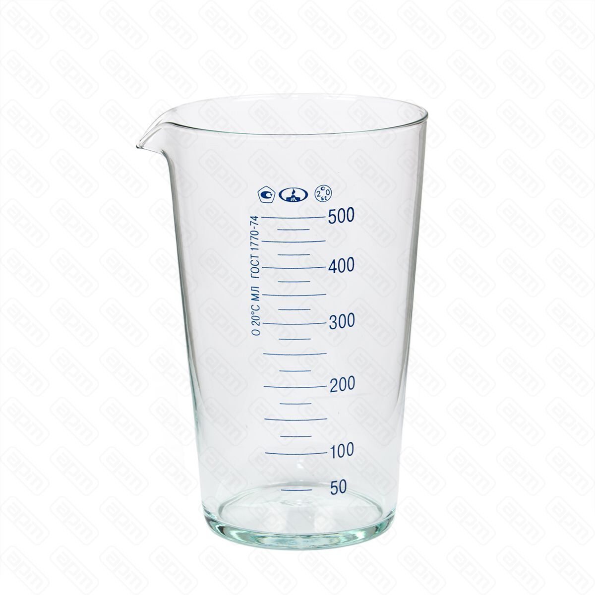 Мензурка 500 мл стекло ГОСТ 1770-74