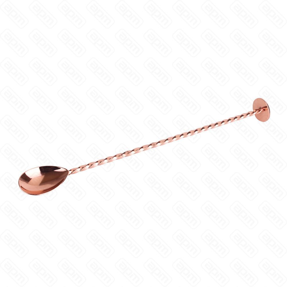 Ложка барная со ступкой медное покрытие 28 см PL - Kingtex