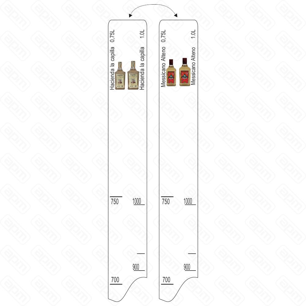 Барная линейка Hacienda Messicano 750мл1л PL Proff Cuisine