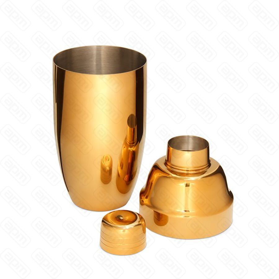 Шейкер барный 500 мл золотой цвет PL- Barbossa