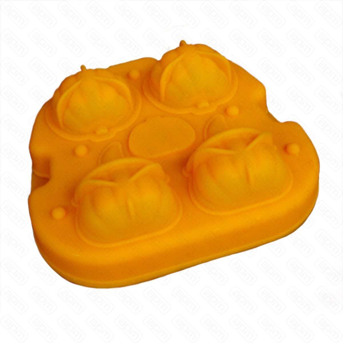 Форма для льда Тыква силикон 4 ячейки PL- Barbossa