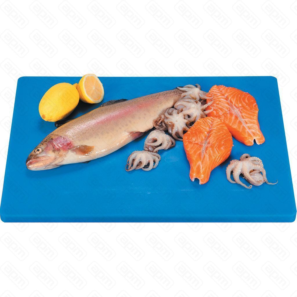 Доска разделочная 403018 см синяя пластик PL Proff Cuisine