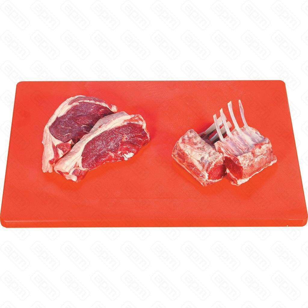 Доска разделочная пластиковая красный цвет 50035012 мм PL Proff Cuisine