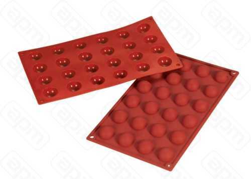 Форма силиконовая PL Proff Cuisine Полусфера 24 ячейки d 30 мм h 15 мм 30175 см