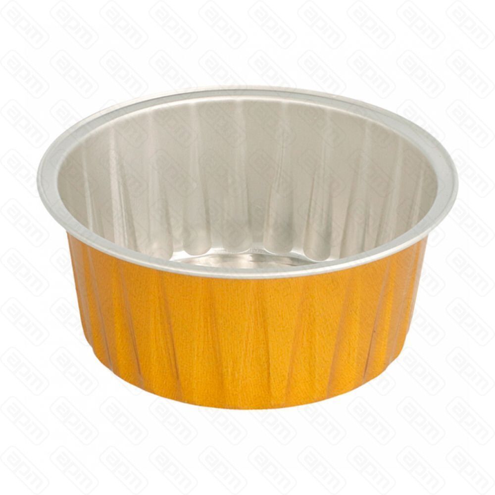 Форма алюминиевая для выпекания 125 мл8535 см золотая 100 шт