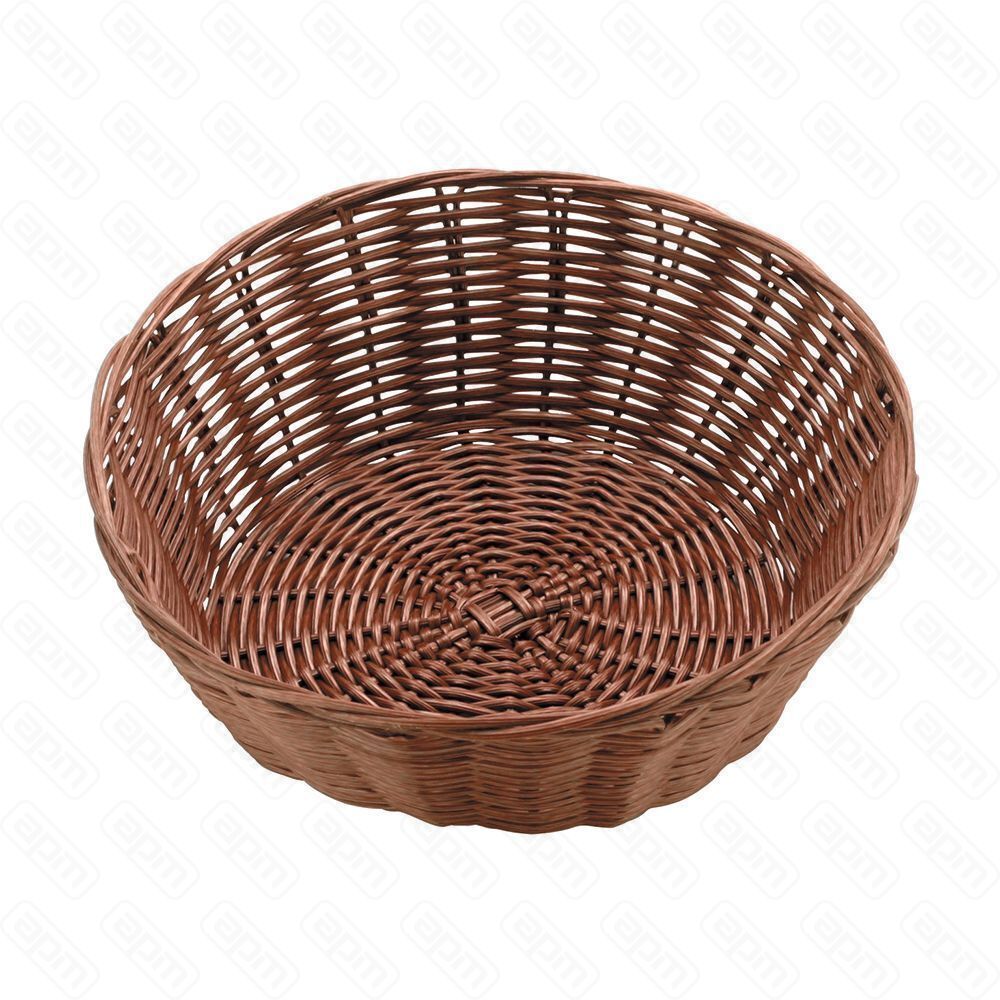 Хлебница плетеная 20 см h 7 см коричневая ротанг PL Proff Cuisine