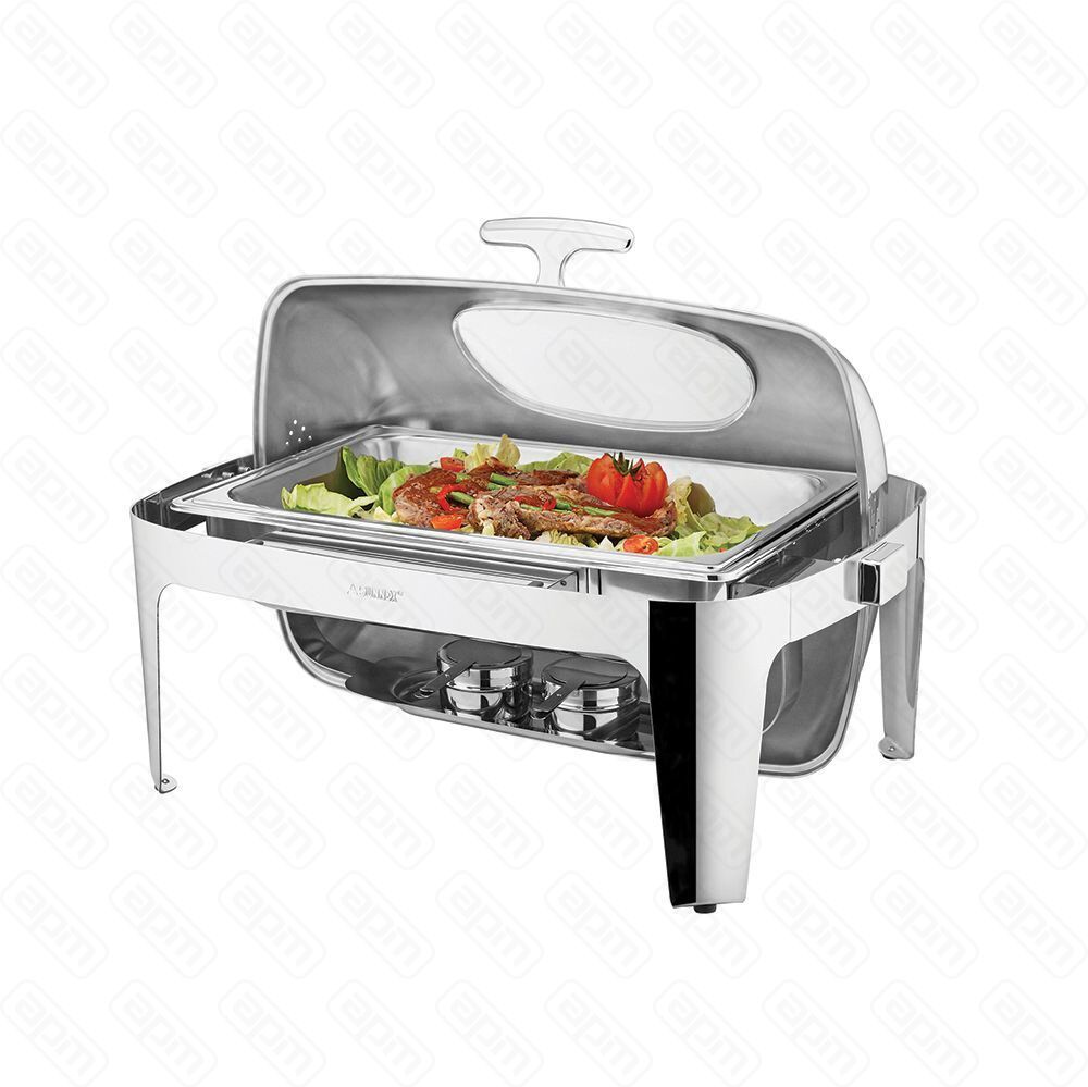 Мармит сервировочный с откидной крышкой и обзорным стеклом GN 11-65 мм 85 л SUNNEX - PL