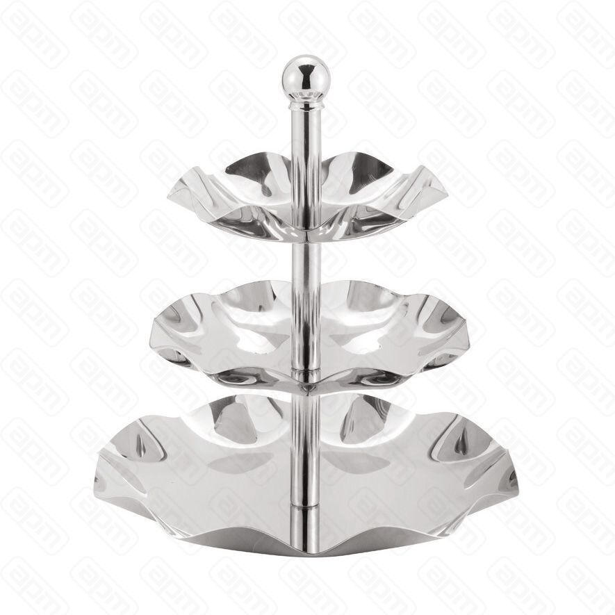 Этажерка 3 яруса h 30 см d 275 см нержавейка PL Proff Cuisine