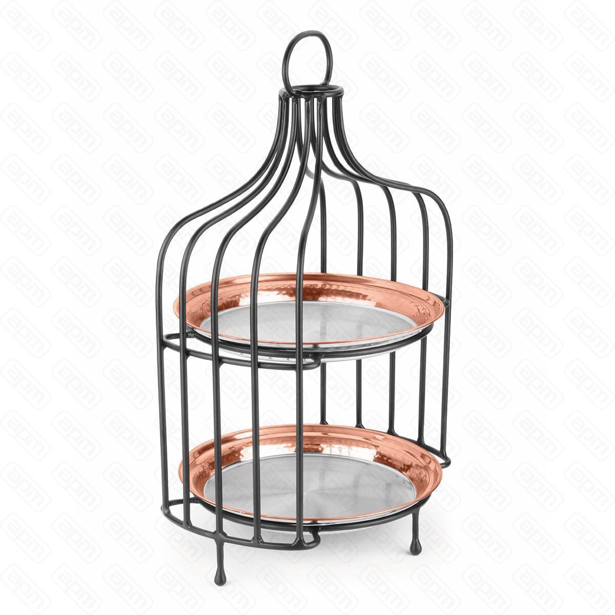 Этажерка 2 яруса d230 см нержавейка PL Proff Cuisine