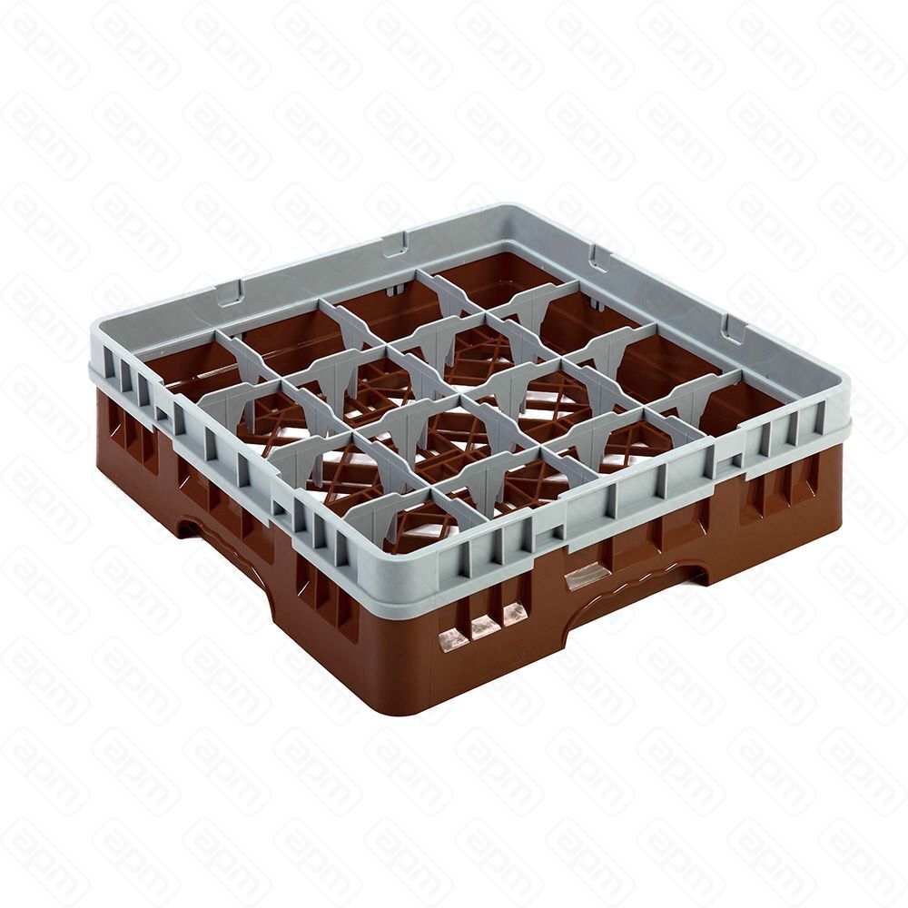 Кассета для мойки посуды - 16 ячеек 5050143 смкоричневый цвет PL Proff Cuisine
