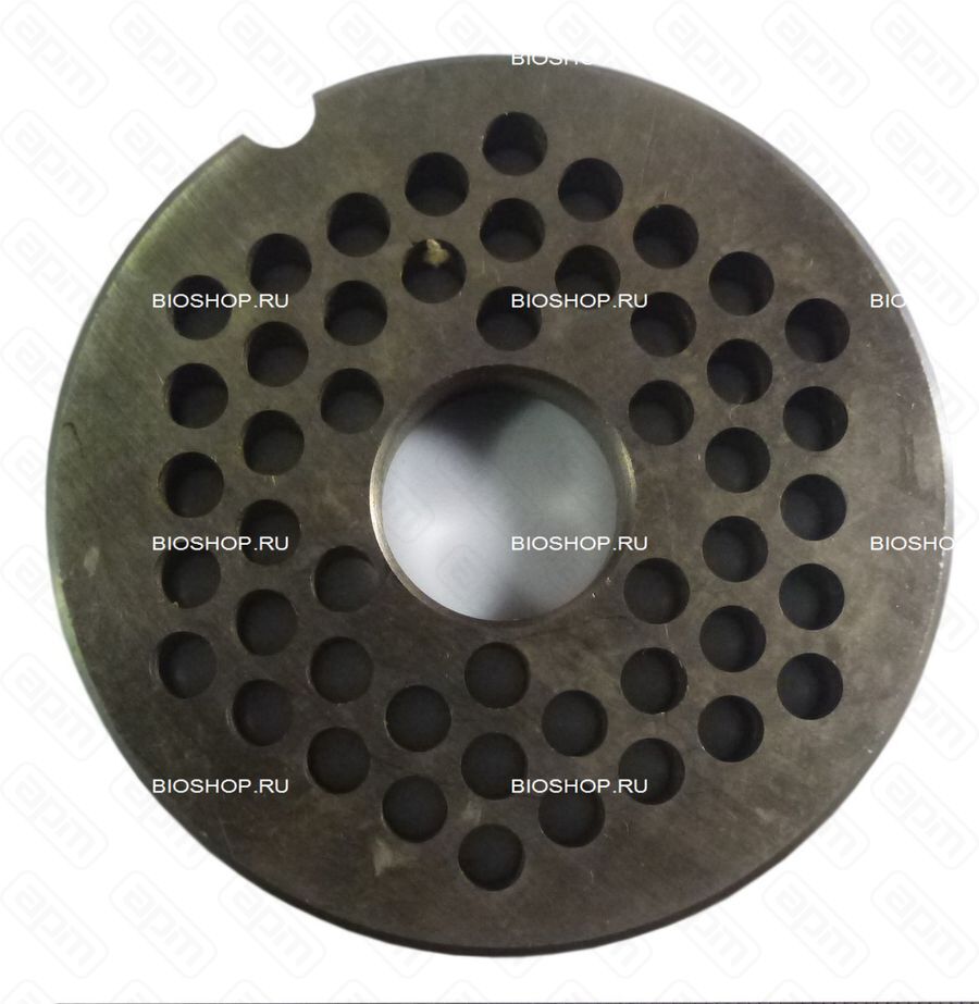 Решетка для мясорубки  82 мм отверстия 6 мм
