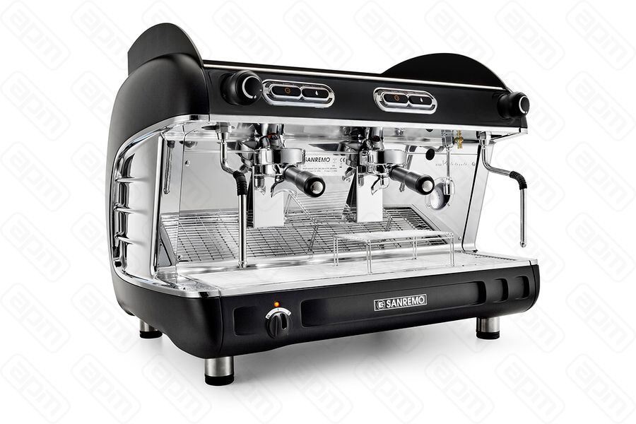 Кофемашина Sanremo Verona SAP полуавтомат 2 высокие  гр чрная