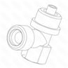 Соединитель нижний для бойлера D8 Sanremo арт 10853332