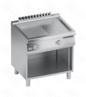 Поверхность жарочная комбинированная 800х700х850 LOW-BUILT ELECT GRIDDLE PLATE 12SMOOTH 12GROOVED  CABINET