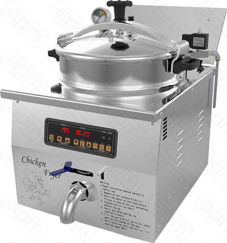 Фритюрница настольная под давлением одна ванна MDXZ-16B ELECTRIC PRESSURE FRYER MDXZ-16B