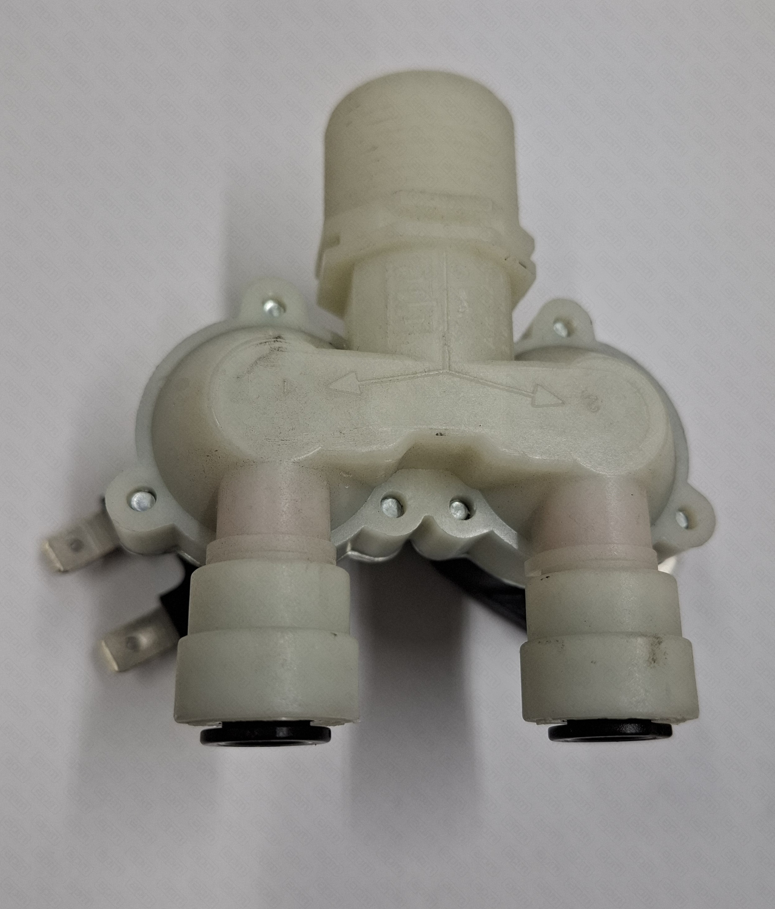 Клапан соленоидный двуходовой DOUBLE SOLENOID SOLENOID VALVE JG CONNECTIONS WITH RED FLOW REDUCERS
