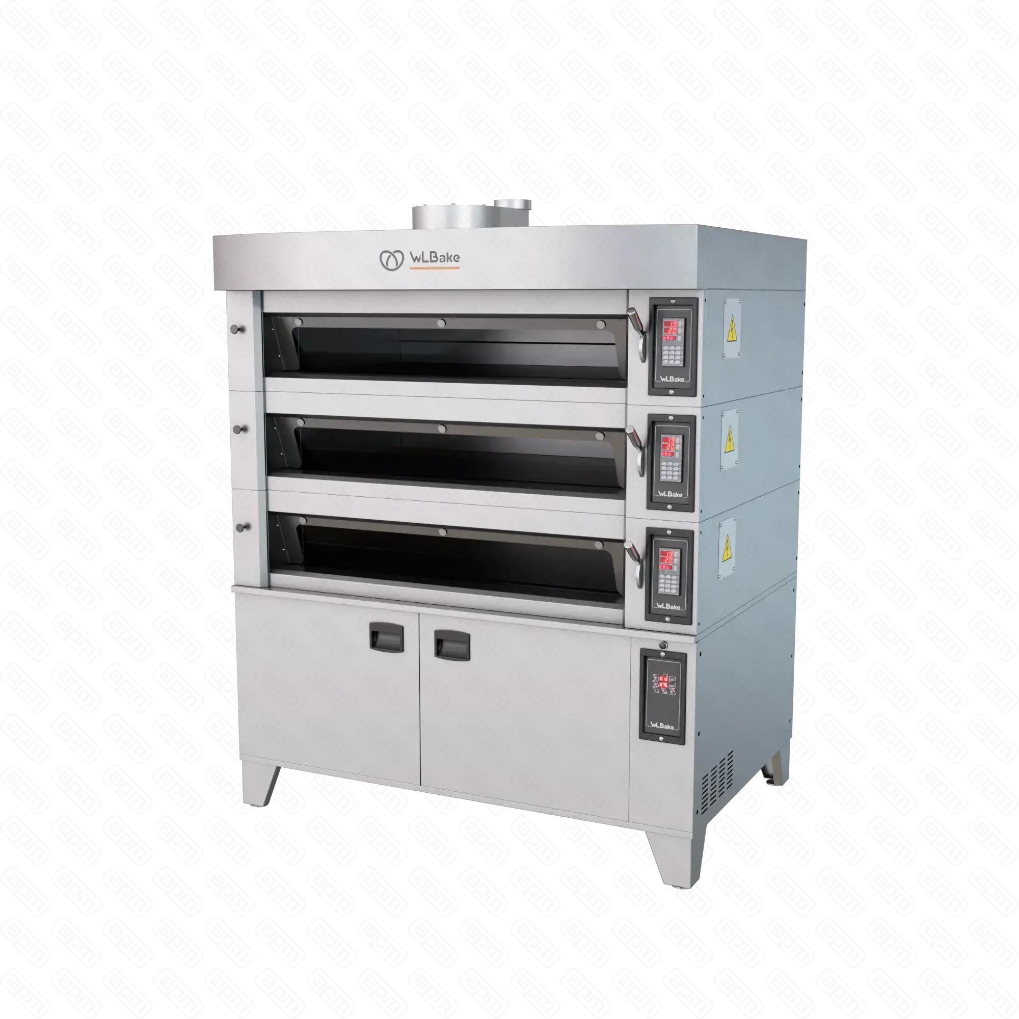 Печь подовая электр тмWLBake серии DECK мод 3D3T4060 пу на каждпод расстколнаввент