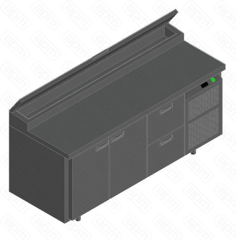 СТОЛ ДЛЯ ПИЦЦЫ HICOLD PZ2-112GN 16H