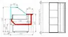 Витрина холодильная GC110 SL 15-1 с боковинами 0011-9006
