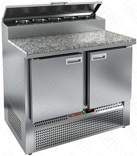СТОЛ ДЛЯ ПИЦЦЫ HICOLD PZE2-11GN 16 КАМЕНЬ