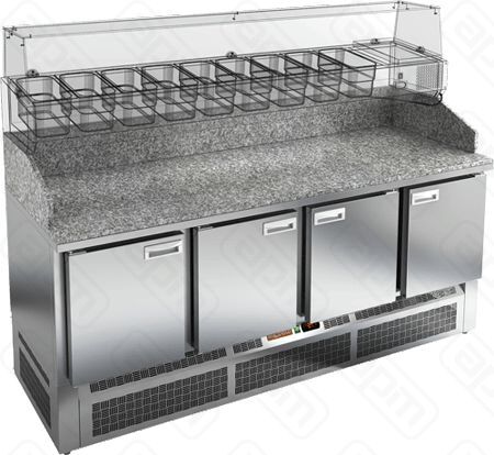 СТОЛ ДЛЯ ПИЦЦЫ HICOLD PZE3-1111SN КАМЕНЬ