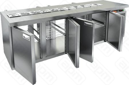 СТОЛ ДЛЯ САЛАТОВ HICOLD SL2T-1111GN 16