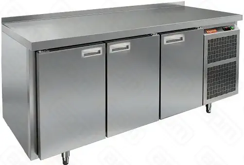 Стол охлаждаемый среднетемпературный тип TN модель GN 111TN O З островной с задн стенкой из нерж