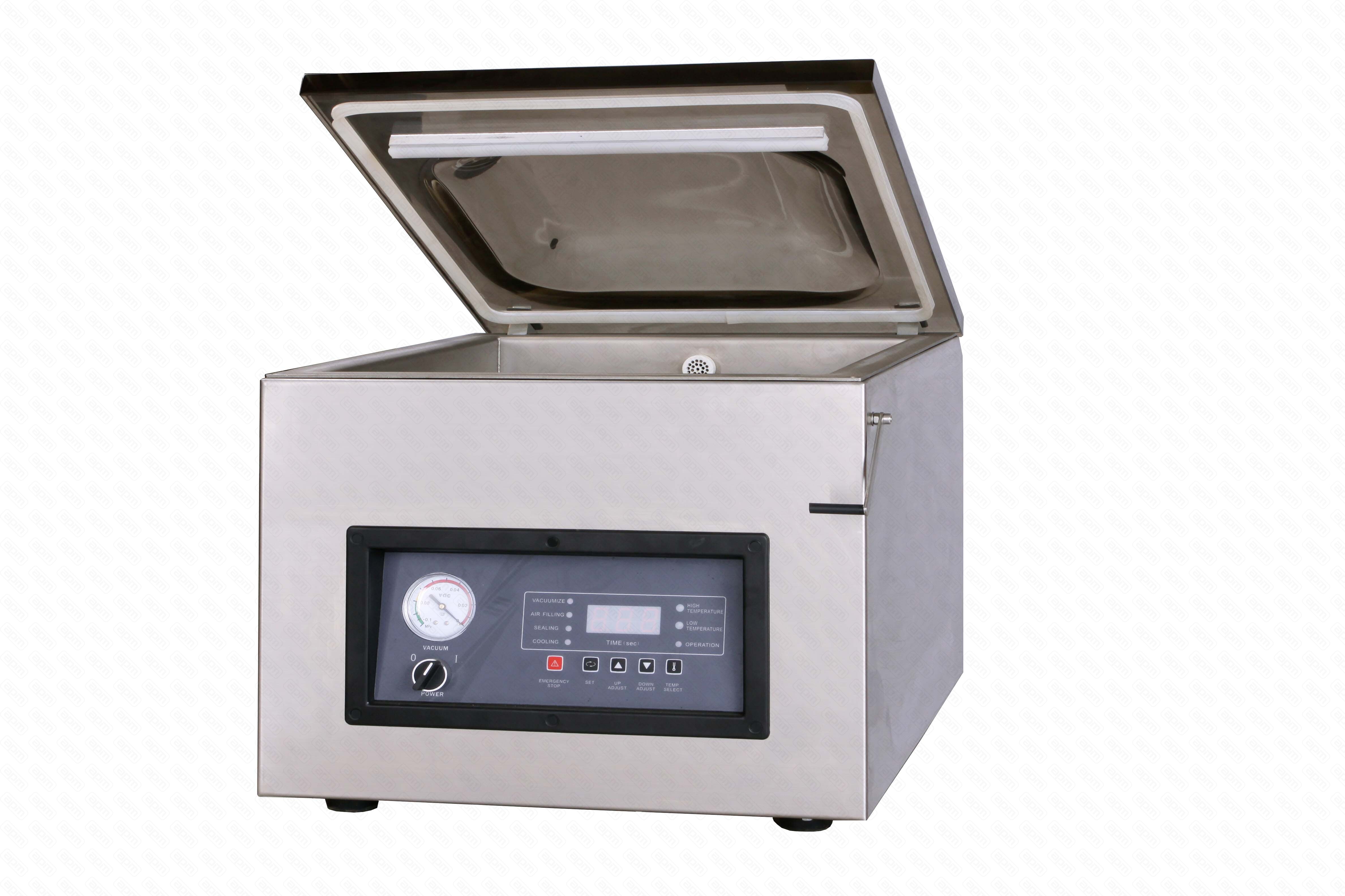 Настольный вакуумный упаковщик DZQ-400T нерж газ